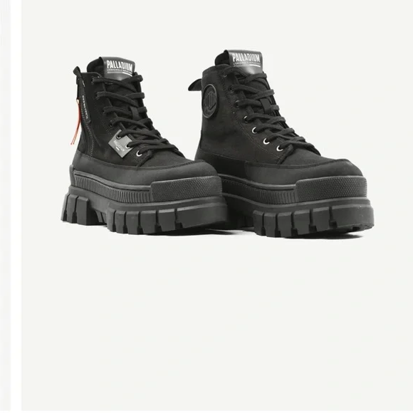 REVOLT BOOT ZIP TX -
Palladium US Black Chunky Platform Boots - Picture 5 of 6